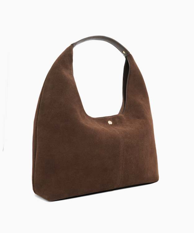 Dune London Delighting - Dark Brown Slouchy Shoulder Bag