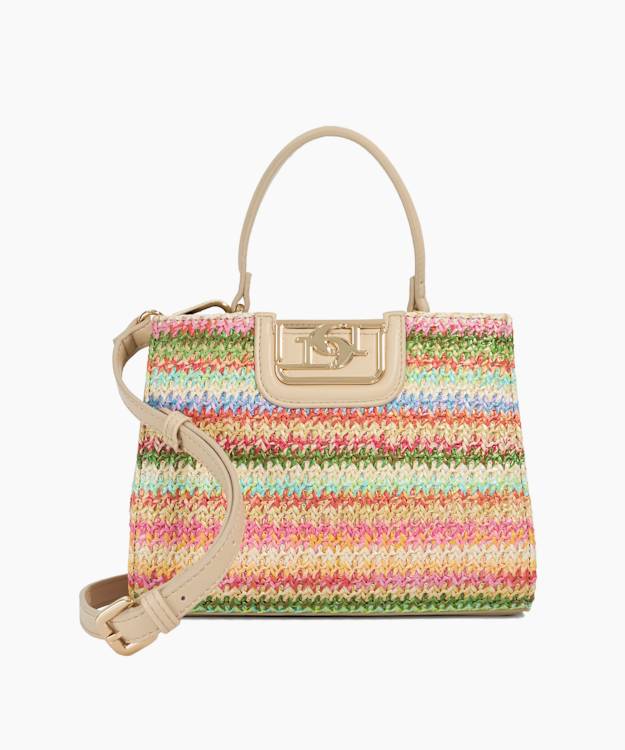 dune london Dilly - Multi Textured DD-Interlock Grab Bag