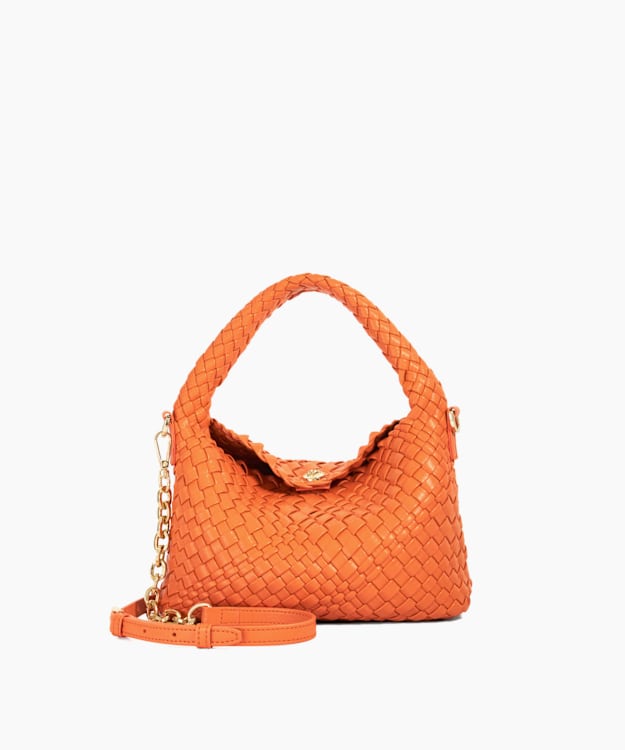 dune london Dinkydeliberate - Orange Mini Woven Grab Bag
