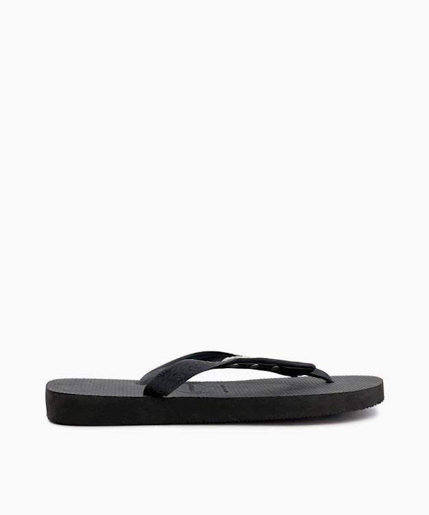Dune London 4001108 - Black Logo Detail Flip Flop