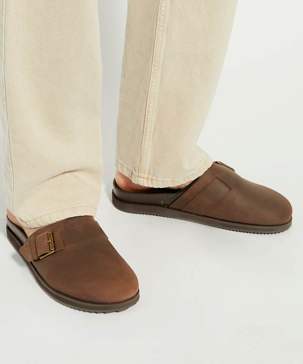 Dune London Baldwin - Brown Slip On Clogs