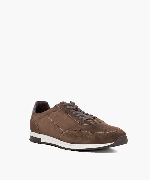 Dune London Bannister - Grey Lace Up Runner Trainers