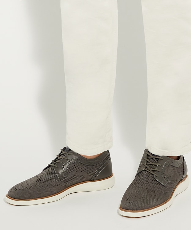 Dune London Barrow - Grey Hybrid Derby Shoes