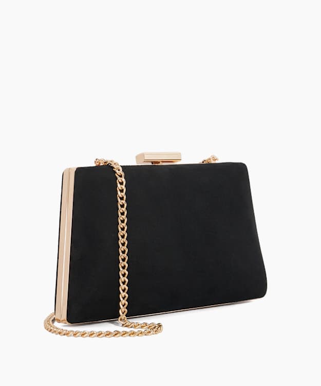 Dune London Bellaria - Black Box Clutch Bag