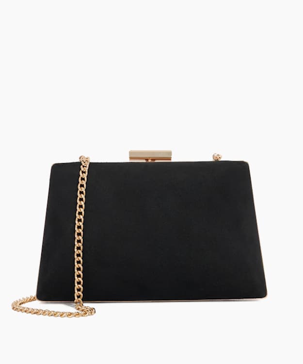 dune london Bellaria - Black Box Clutch Bag