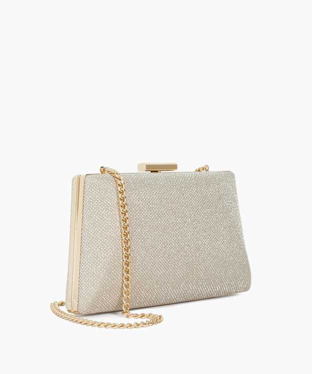 Dune London Bellaria - Gold Box Clutch Bag