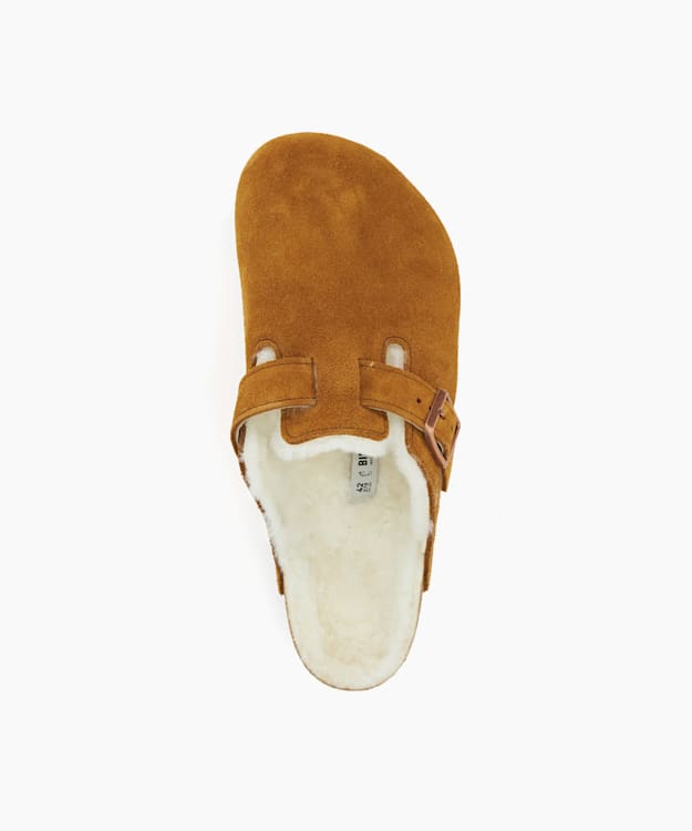 Dune London Boston Shearlin - Mink Shearling Clogs