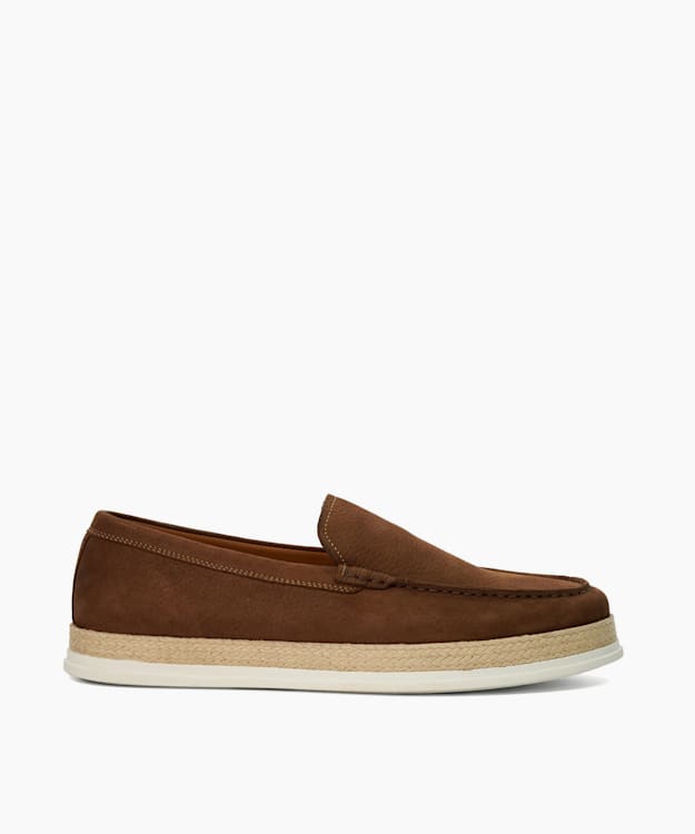 dune london Bountii - Brown Casual Nubuck Loafers