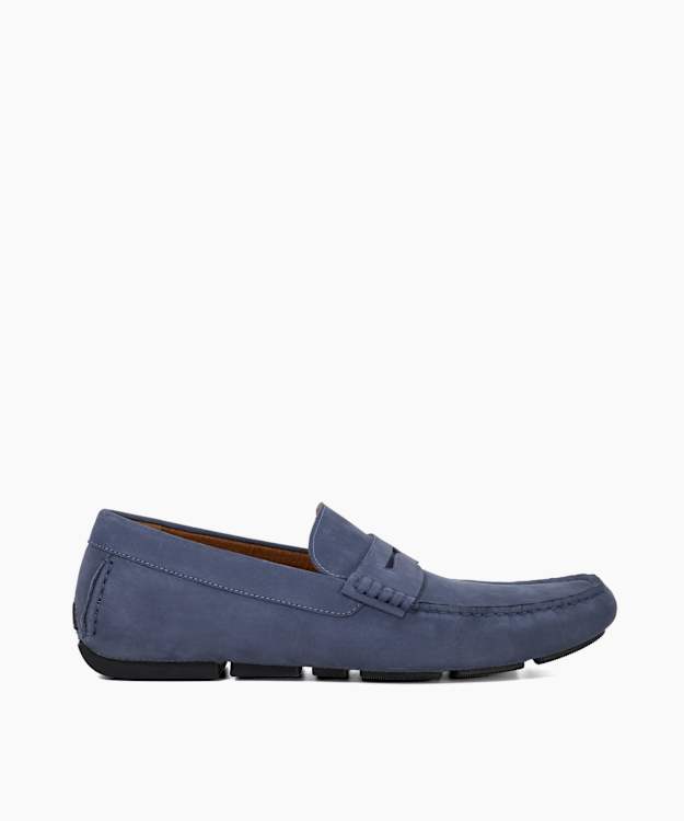 dune london Bradlay - Blue Suede Driver