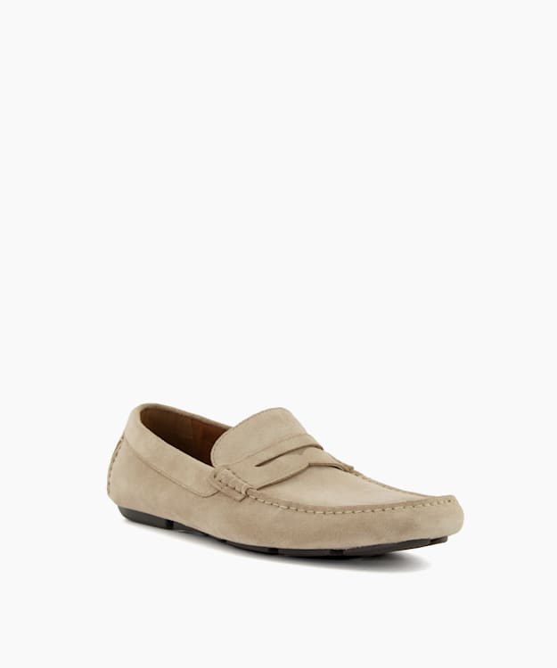 Dune London Bradlay - Sand Suede Driver
