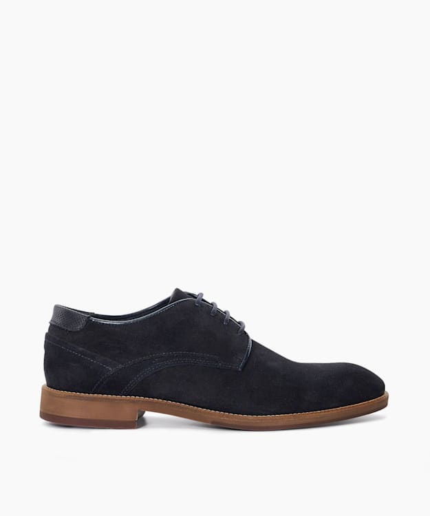 dune london Bridon - Navy Lace-up Gibson