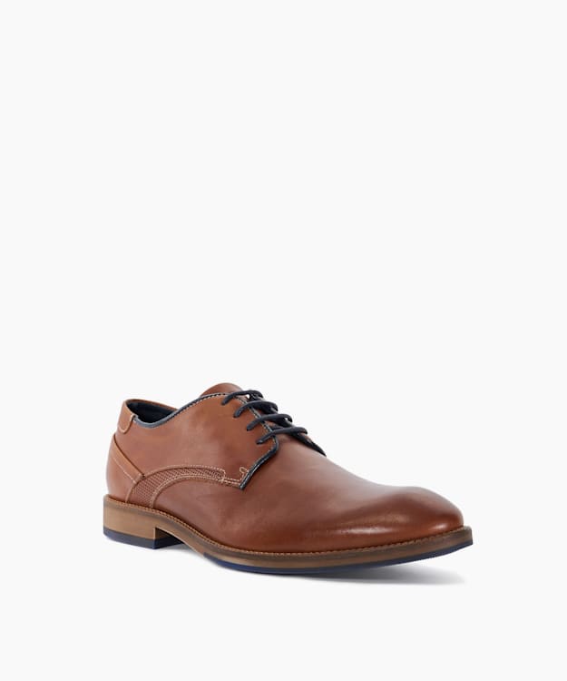 Dune London Bridon - Tan Leather Gibson