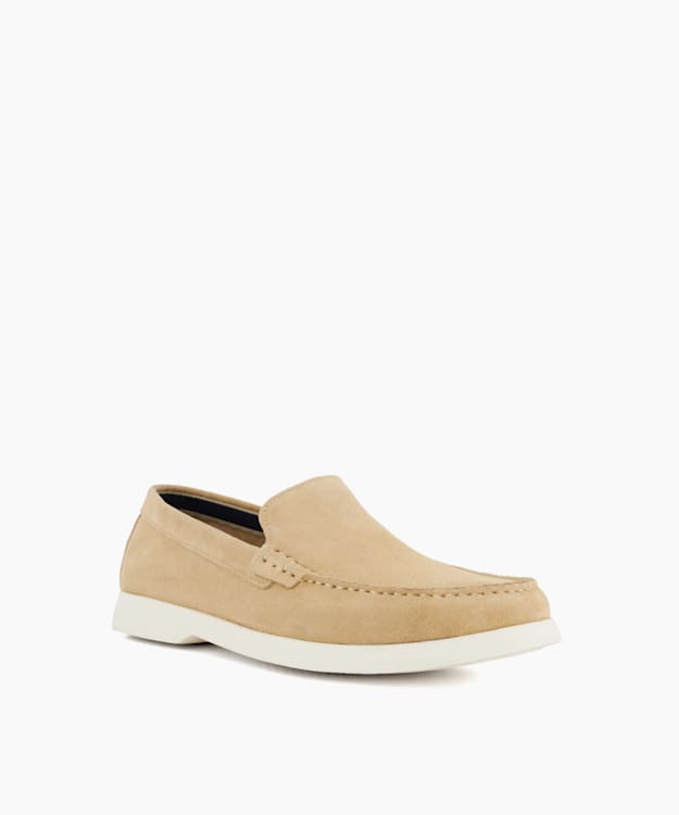Dune London Buftonn - Sand Casual Suede Loafers