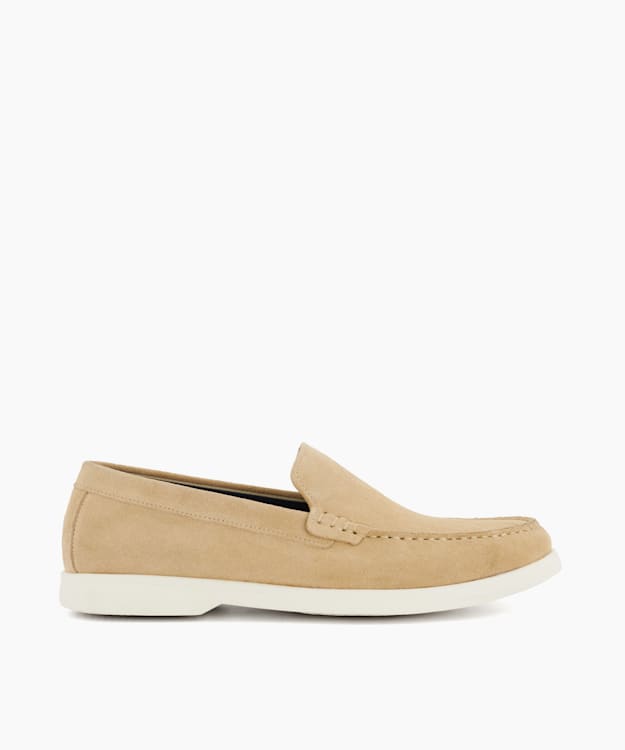 dune london Buftonn - Sand Casual Suede Loafers