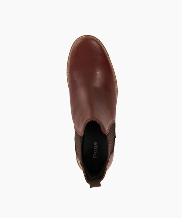 Dune London Carden - Brown Brown Leather Boots