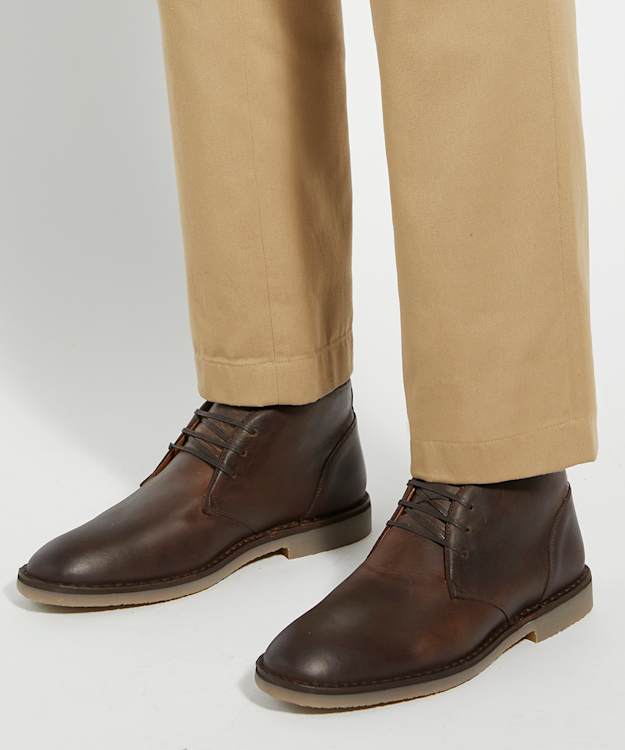 Dune London Cashed - Brown Casual Chukka Boots