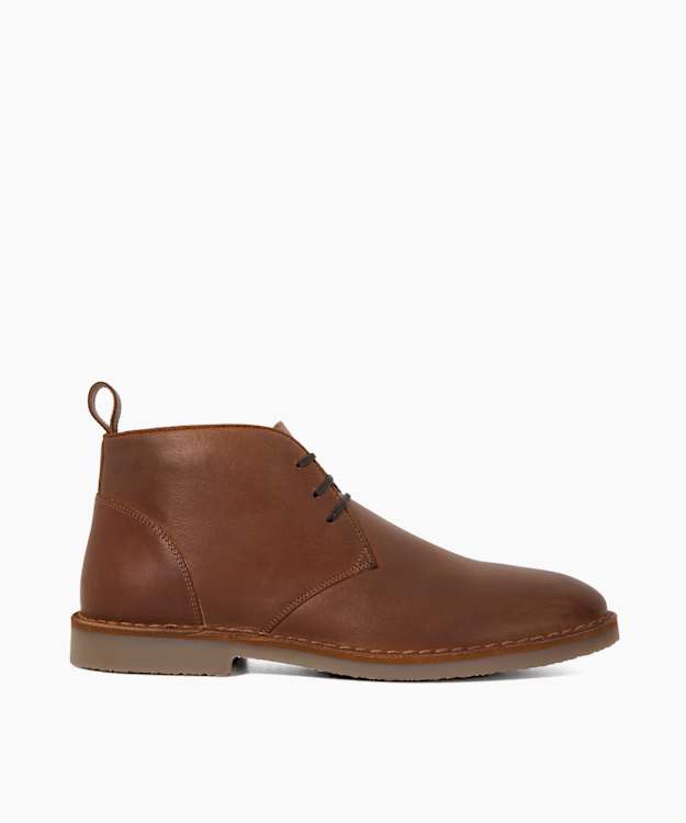 dune london Cashed - Chestnut Casual Chukka Boots