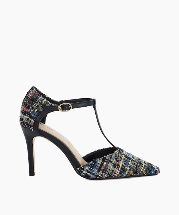 dune london Casta - Multi T-Bar Court Shoes