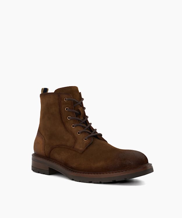 Dune London Cheshires - Tan Casual Suede Boots
