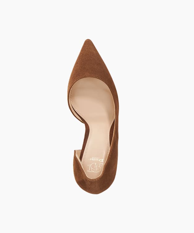 Dune London Chicagos - Tan Stiletto Heel Sandals