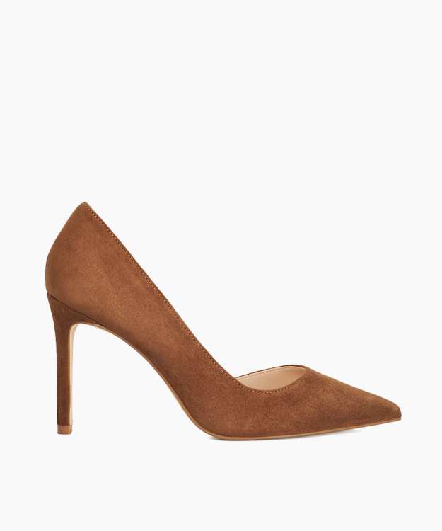 dune london Chicagos - Tan Stiletto Heel Sandals