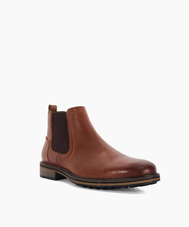 Dune London Chorleys - Tan Chelsea Boots