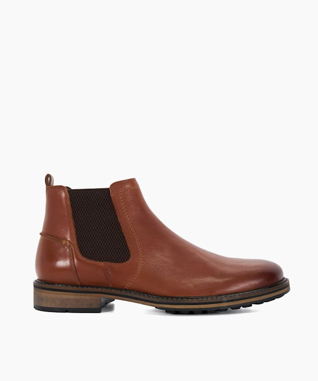 dune london Chorleys - Tan Chelsea Boots