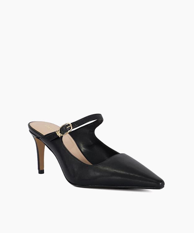 Dune London Chronicle - Black Stiletto Heel Slip On