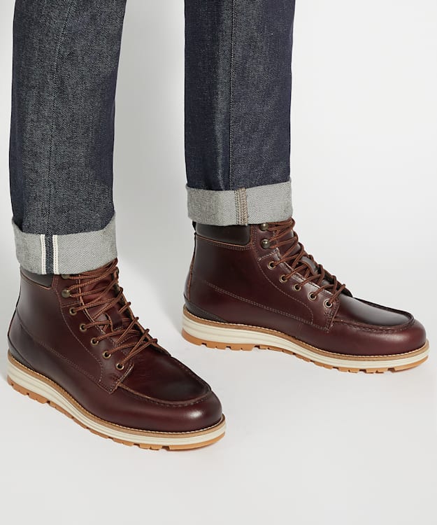 Dune London Cillian - Chestnut Hiker Boots