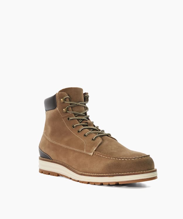 Dune London Cillian - Taupe Suede Hiker Boots