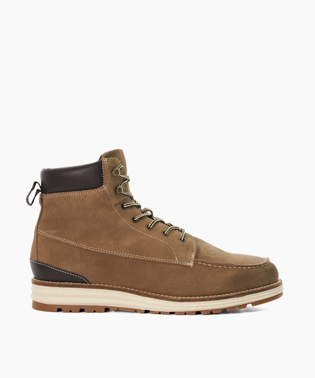 dune london Cillian - Taupe Suede Hiker Boots
