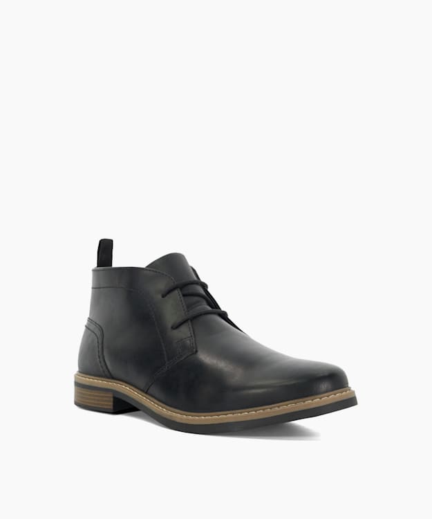 Dune London Clydell - Black Black Leather Boots