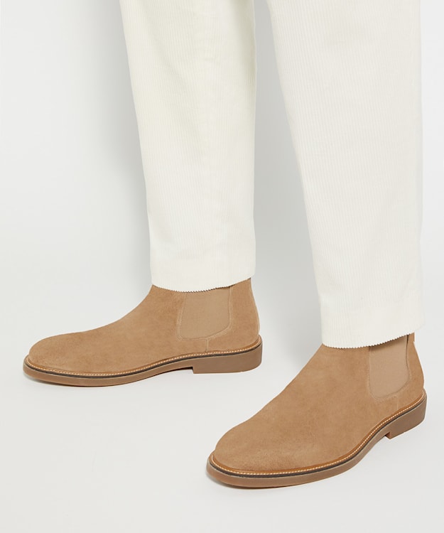 Dune London Connells - Sand Round Toe Pull-On Boots