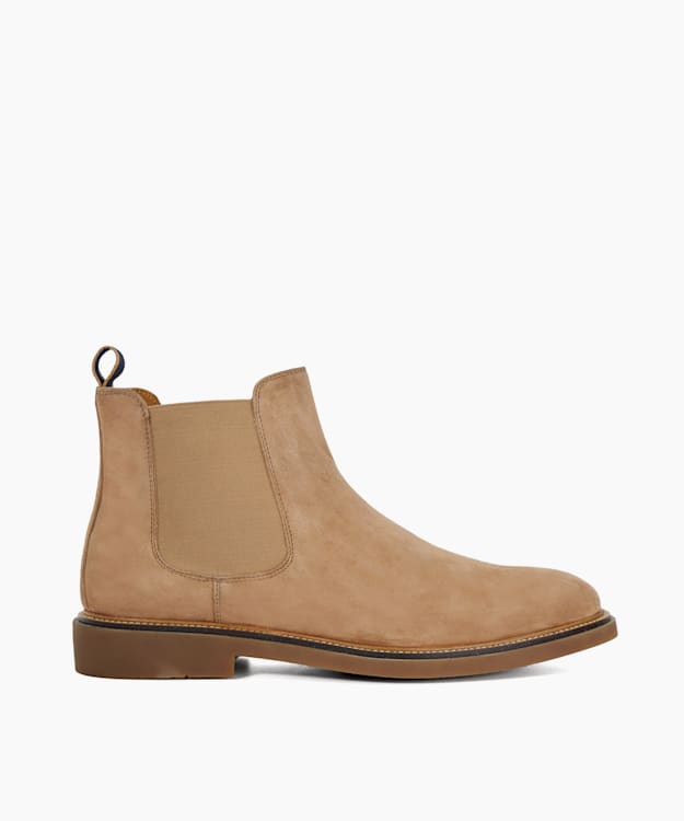 dune london Connells - Sand Round Toe Pull-On Boots