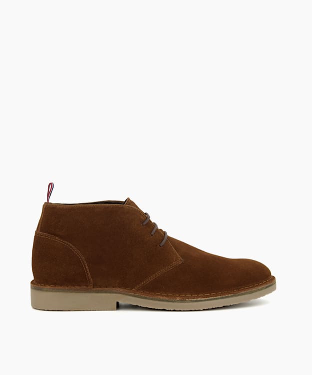 dune london Creed - Tan Casual Chukka Boots