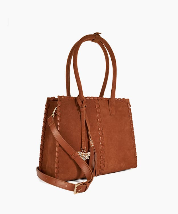 Dune London Darlingtons - Tan Tassel Detail Tote Bag