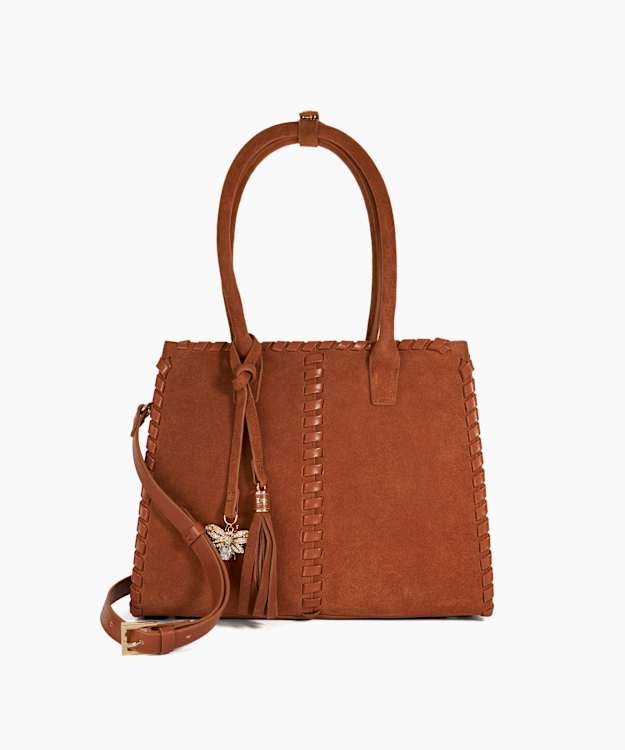 dune london Darlingtons - Tan Tassel Detail Tote Bag