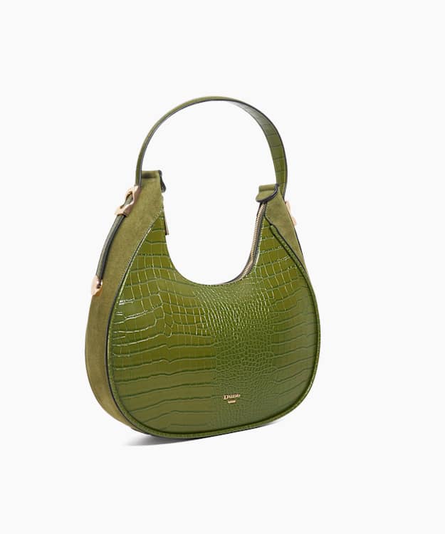 Dune London Dedicated - Green Scoop Shoulder Bag
