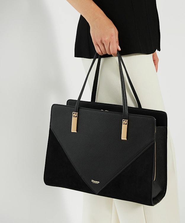 Dune London Denbeigh - Black Medium Tote Bag