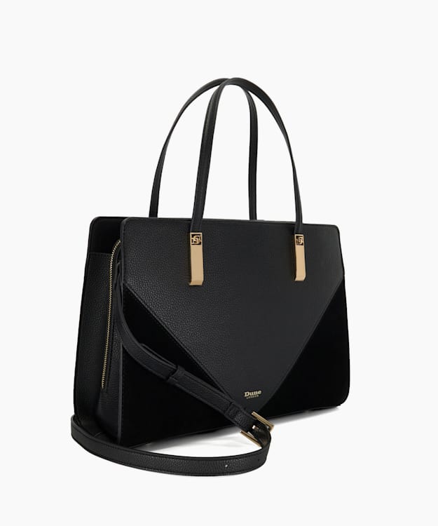 Dune London Denbeigh - Black Medium Tote Bag