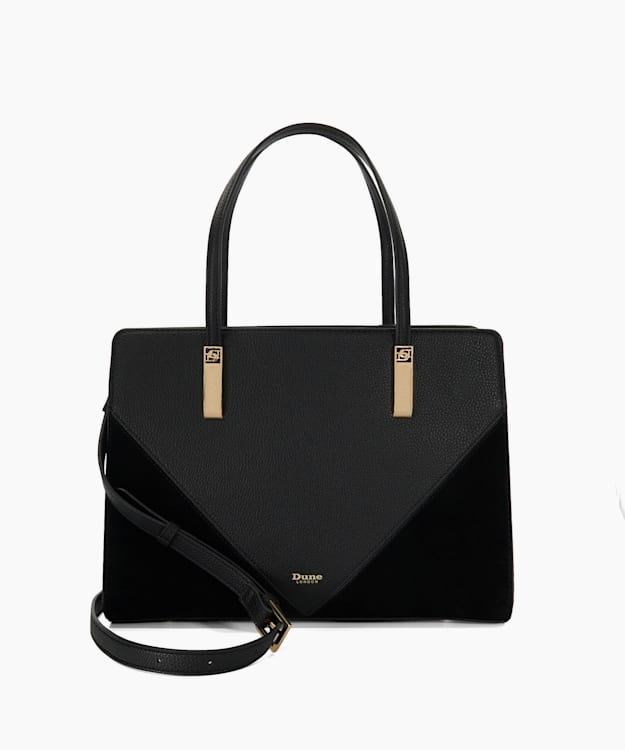 dune london Denbeigh - Black Medium Tote Bag
