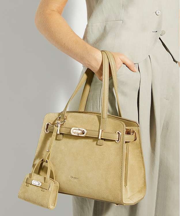 Dune London Dinidefine - Khaki Belted Grab Bag