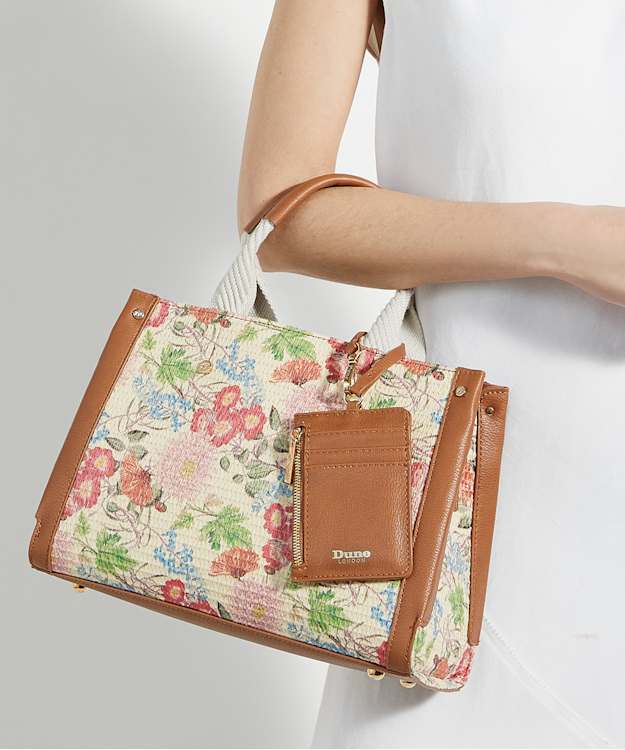 Dune London Dinkydialect - Multi Floral Tote Bag