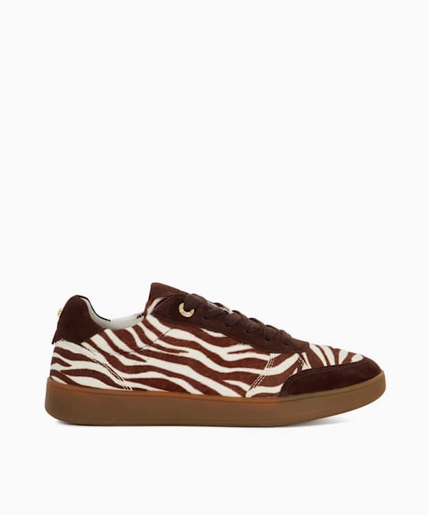 dune london Electrolite - Zebra Lace Up Trainer