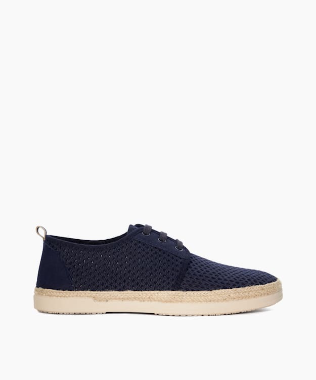 dune london Founder - Navy Casual Espadrille Shoes