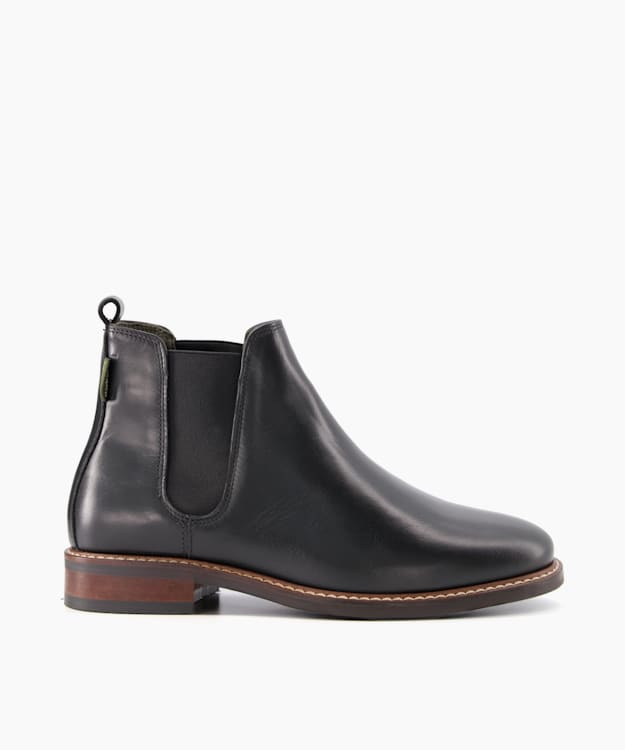 dune london Foxton - Black Leather Chelsea Boots