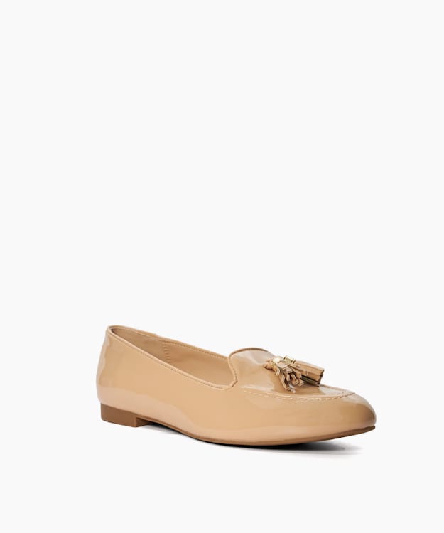 Dune London Gallerie - Blush Tassel Loafers