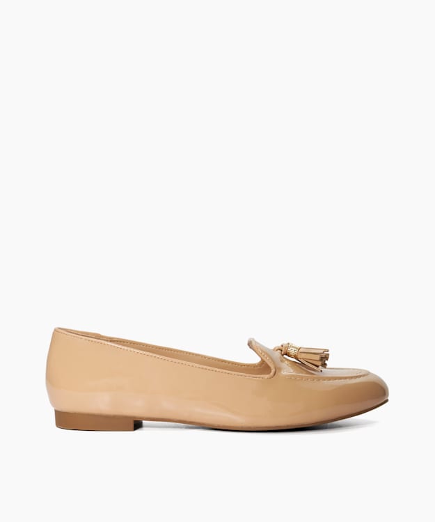 dune london Gallerie - Blush Tassel Loafers