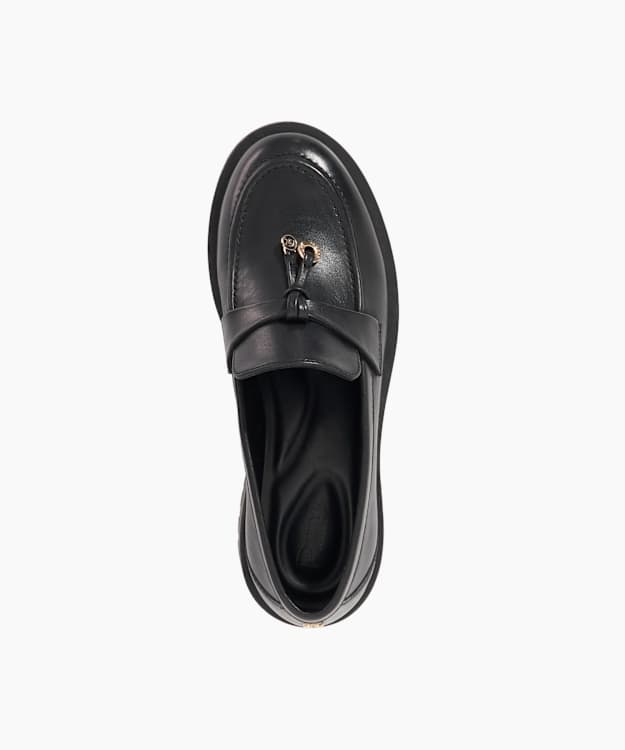 Dune London Garretts - Black Chunky Loafers