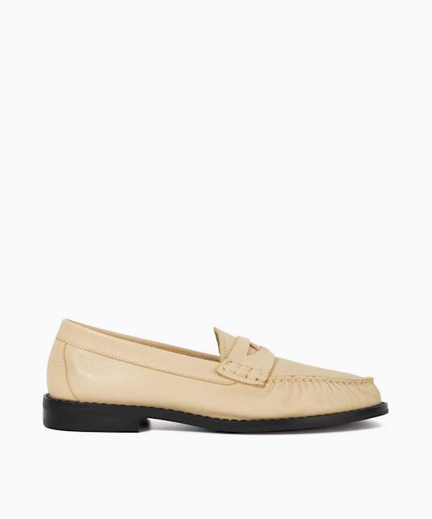 dune london Gilmour - Lemon Coin Penny Trim Loafers